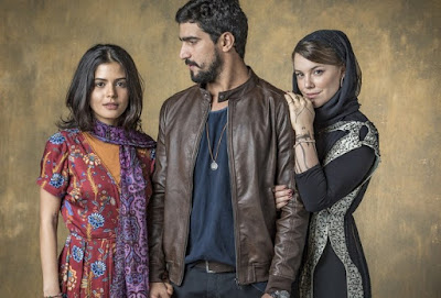 Laila, Jamil e Dalila, a recalcada. Foto – Globo.