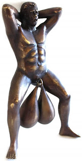 Doorballs, Is Tiny Muscular Man With Large Dangling Balls That Functions As A Door Knocker