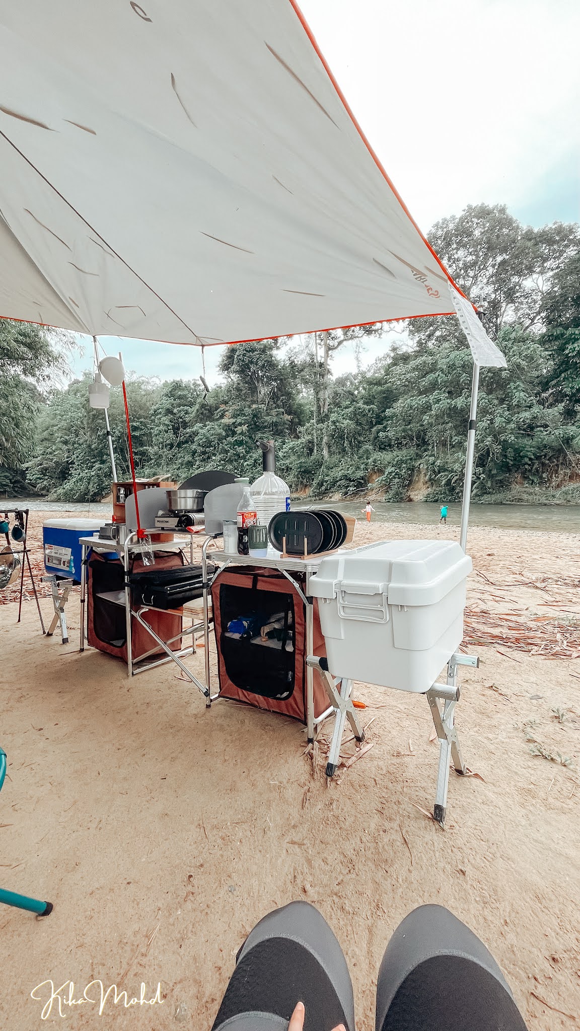 Bernam Nature Hut , “private campsite” yang menarik di Tanjung Malim Perak