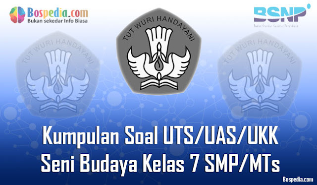 Kumpulan Soal UTS/UAS/UKK Seni Budaya Kelas 7 SMP/MTs Terbaru dan Terupdate