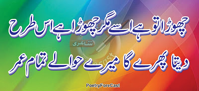 Heart Touching Sad Urdu Poetry