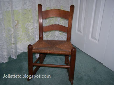 Rocking chair inherited from Helen Killeen Parker http://jollettetc.blogspot.com