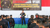 Dansat Brimob Lampung Pimpin Commander Wish 