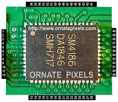 SM4186 Datasheet, SM4186 IC Pinout, CKV Line OF SM4186 IC, SM4186IC Pin Voltage,