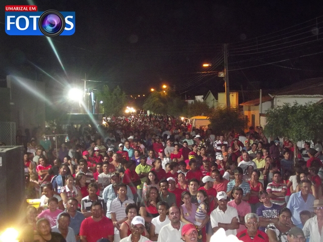 "Vocês estão demostrando o que vocês querem para nossa cidade” diz Marcos na Santa Luzia; Veja as Fotos