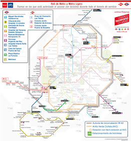 Nuevo horario de acceso de bicis al Metro, a partir del 21 de septiembre de 2016