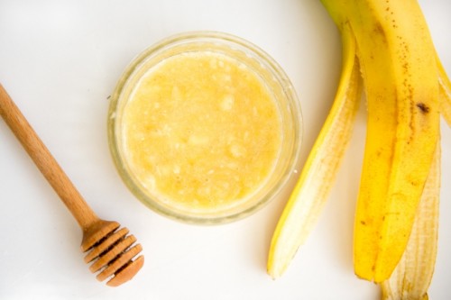 Mascarilla de plátano y miel para el cabello