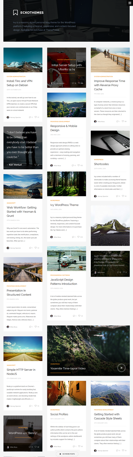 Responsive wp theme