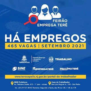 Feirão Emprega Terê oferece 465 oportunidades de emprego em Teresópolis