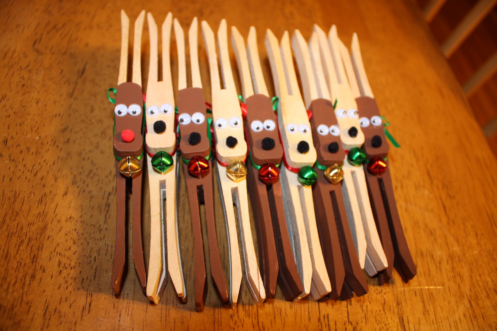 Clothespin Reindeer Ornament Craft