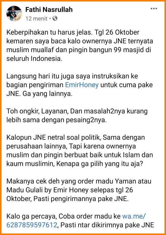 Kenapa Jne Diboikot Nu - Menelusuri Penyebab Munculnya Tagar Boikot Jne Di Twitter Republika Online