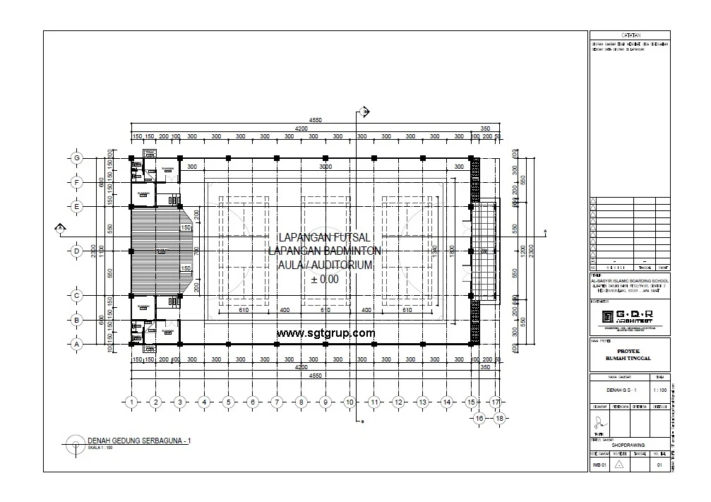 Jasa Desain Sekolah Islamic Boarding School