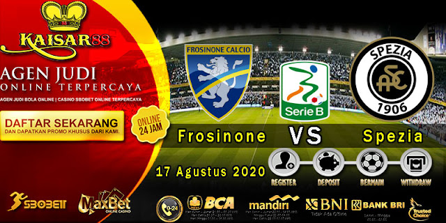 Prediksi Bola Terpercaya Liga  Italan B Frosinone vs Spezia 17 Agustus 2020