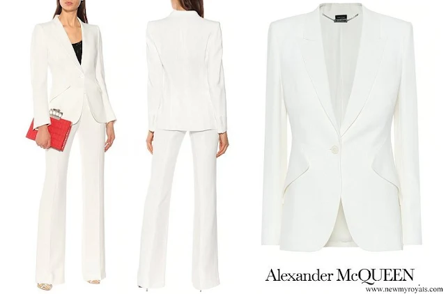 Princess of Wales wore ALEXANDER MCQUEEN crepe blazer