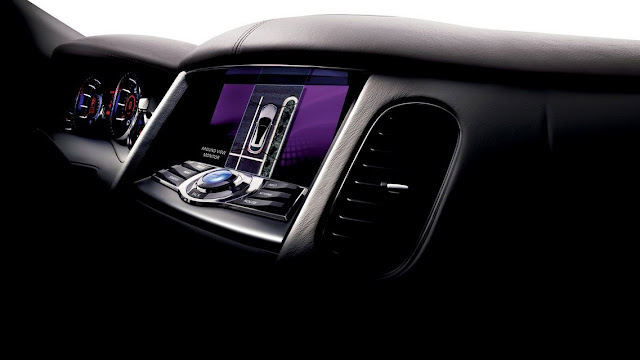 Modern car interior