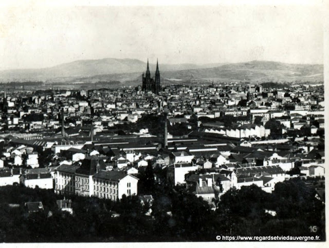 Photo ancienne de Clermont-Ferrand vue générale de Chamalières