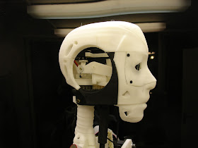 3D printed robot head inmoov