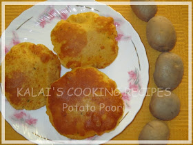 How to make Potato Masala Poori | Aloo Masala Puri | உருளைக்கிழங்கு மசாலா பூரி