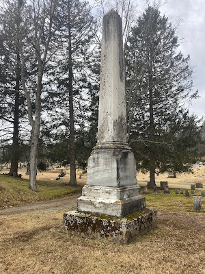 Grave marker of the Rev Thomas Allen in Pittsfield Cemetery