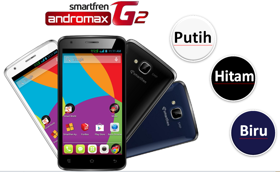 Harga Smartfren Andromax G2 dan Spesifikasi - Jelly Bean Quad Core Murah 1 Jutaan