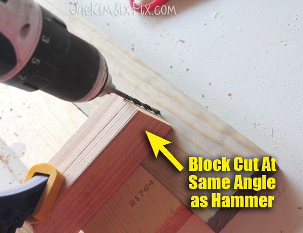 How to drill a hole at a precise angle