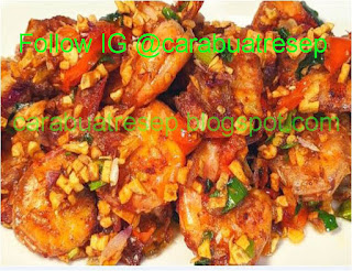 Foto Resep Udang Goreng Bawang Putih Renyah Crispy Sederhana Spesial Asli Enak.