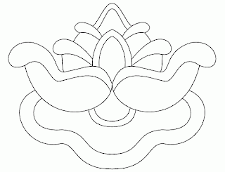 free hand embroidery stylised flower pattern