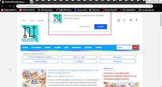 Cara Buat Push Notifications Gratis Di Blogger