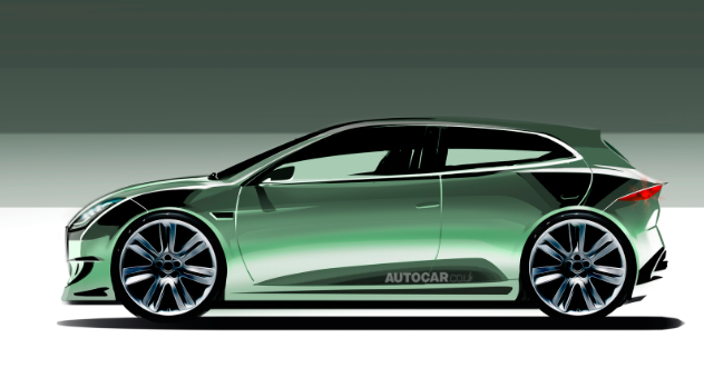 Small Jaguar hatchback render