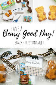 Yummy Teddy Soft Bakes filled snacks make for the perfect on the go snack for kids. Share the fun with this fun Beary Good Day printable and snack idea! #WalmartSnacks2Go #IC #ad