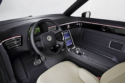 Volkswagen introduced Concept Electric Taxi in Hannover interior