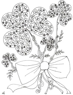 Make it easy crafts St Patrick s Day  free coloring  page 