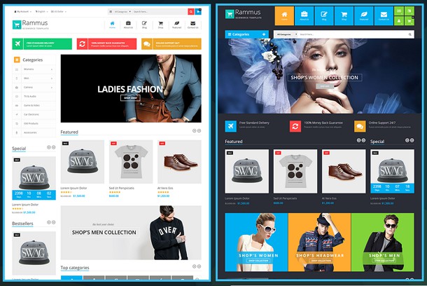 Responsive Magento Fashion Theme