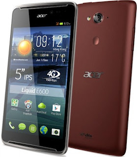 Harga dan Spesifikasi Acer Liquid E600 Terbaru