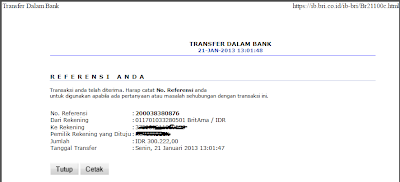 Bukti pembayaran keajaiban website