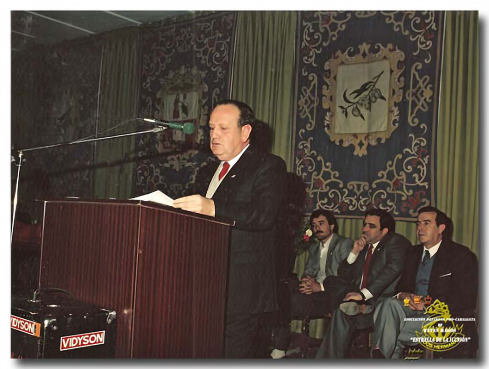 D. José María Gómez Sánchez, Pregonero Reyes Magos 1985
