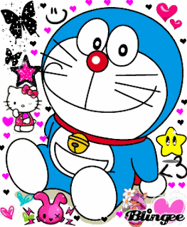 Gambar Animasi Bergerak Kartun Doraemon Lucu