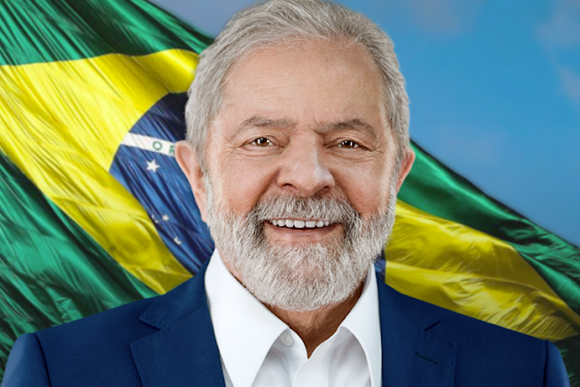 A foto mostra  Presidente Lula.