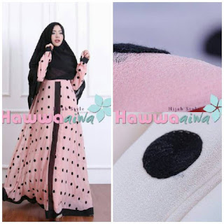 Dotty Syarie by Hawwa Aiwa Pink