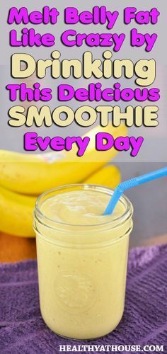 MELT BELLY FAT LIKE CRAZY BY DRINKING THIS DELICIOUS SMOOTHIE EVERY DAY