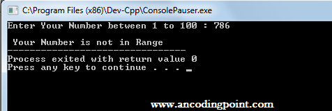 Exceptional Handling in C++