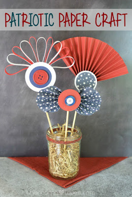 Patriotic Vase Decorations