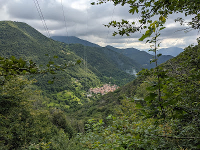 Along Trail 533, a view to Olera.