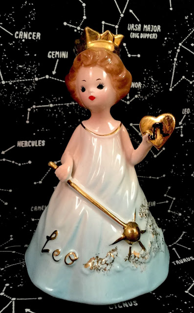 Josef Originals Zodiac Girl - Leo vintage figurine horoscope