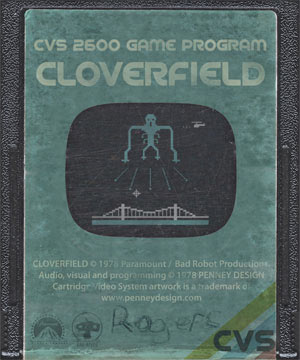 Cartucho de Atari - Cloverfield