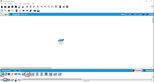 Cara Membuat Topologi Star di Cisco Packet Tracer