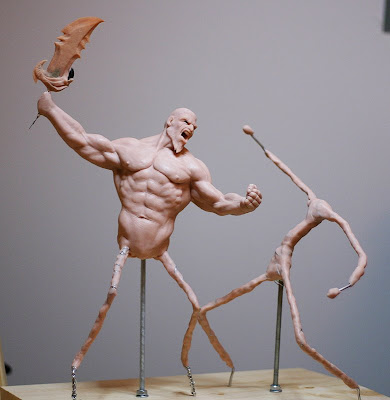 Super Sculpey Skill Kick ass models