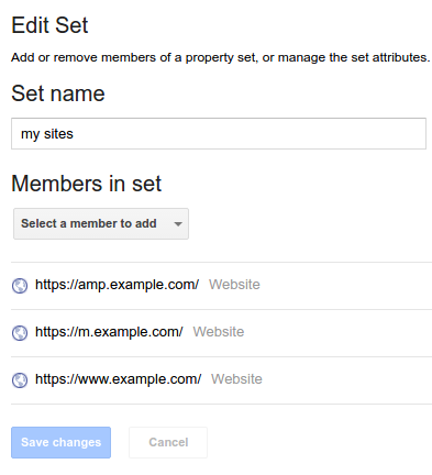 Tie your sites together with property sets in Search Console