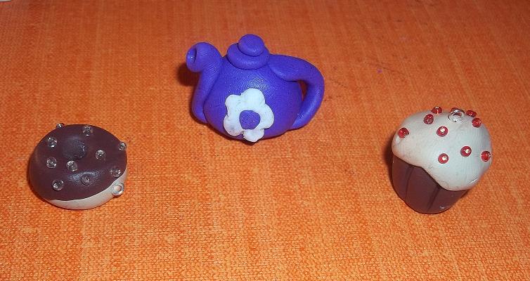 These are the pics of my 1st attempts at fimo creations