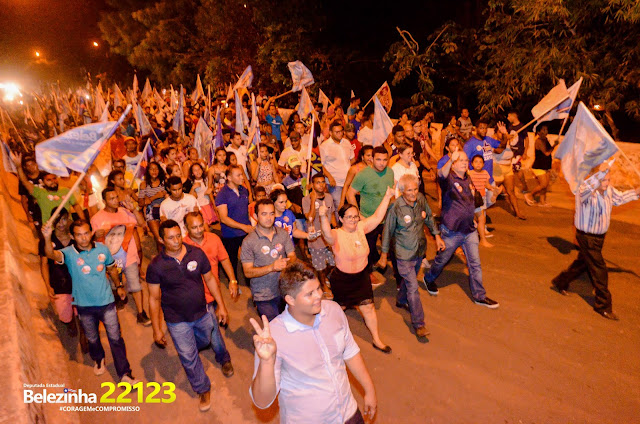 Timbiras | Ao Lado de Chico do Foto e Hildo Rocha, Belezinha 22.123, Realiza Grande Caminhada e Mostra sua Força na Região dos Cocais 